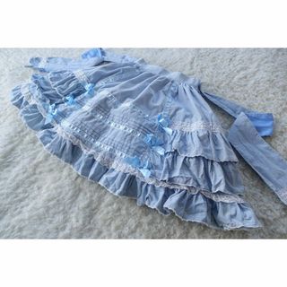 Angelic Pretty - Heart胸あて付スカート(タータン) アンジェ Angelic Pretty - Heart胸あて付スカート(タータン) アンジェ