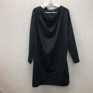 アンタイトル(UNTITLED)の【UNTITLED】アンタイトル　トップス　ロング　長袖　グレー系　サイズ42　バックリボン　無地　レディース(その他)