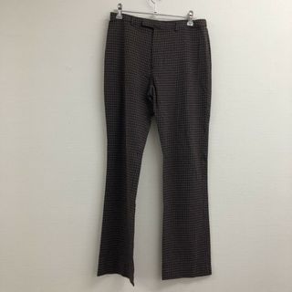 【Ray】レイ　レッド　赤　40　BEAMS　ビームス　パンツ　レディース　チェック柄(その他)