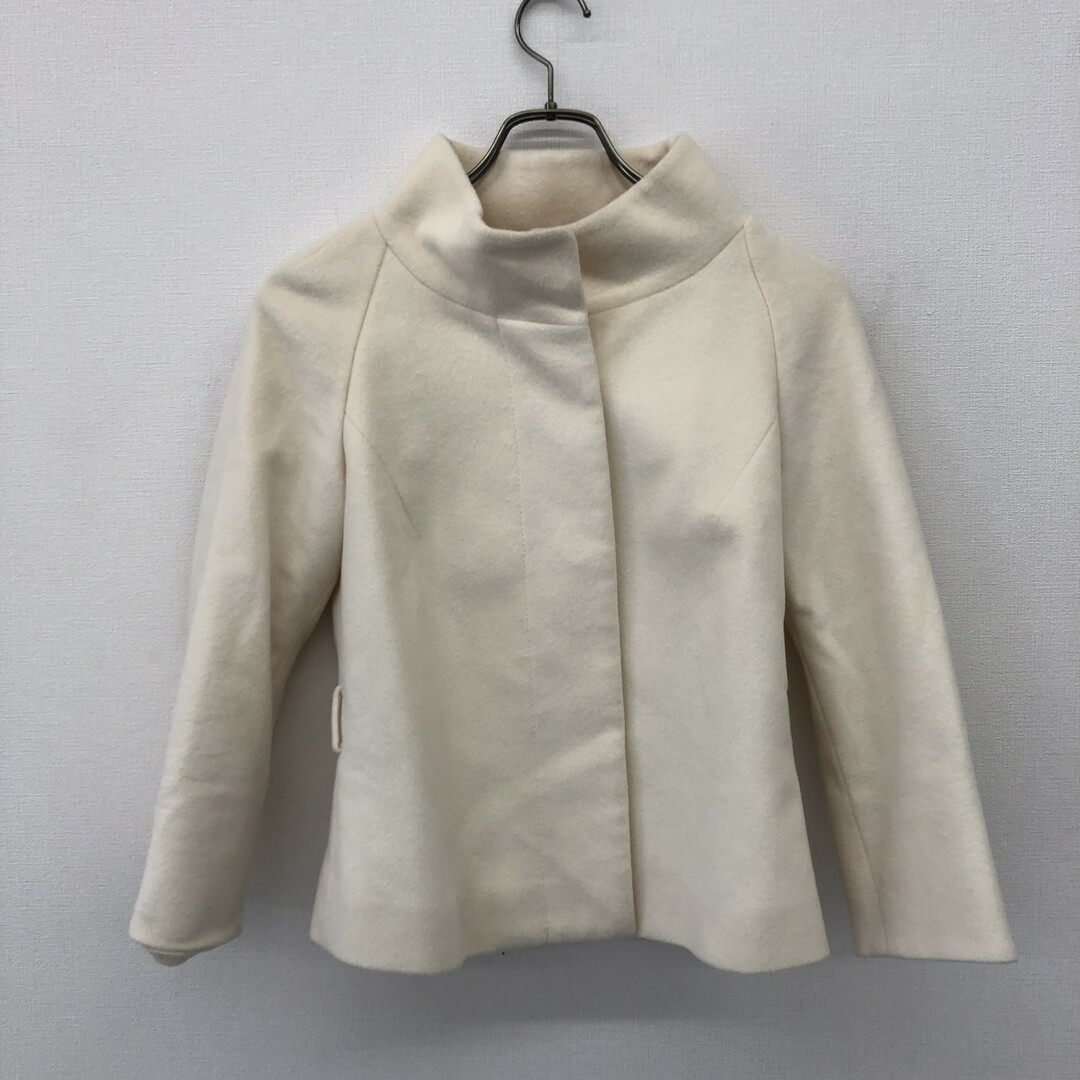 PROPORTION BODY DRESSING - 【PROPORTION BODY DRESSING】プロポーションボディドレッシング ノーカラーコート ショート丈コート サイズ3 白系 ホワイト