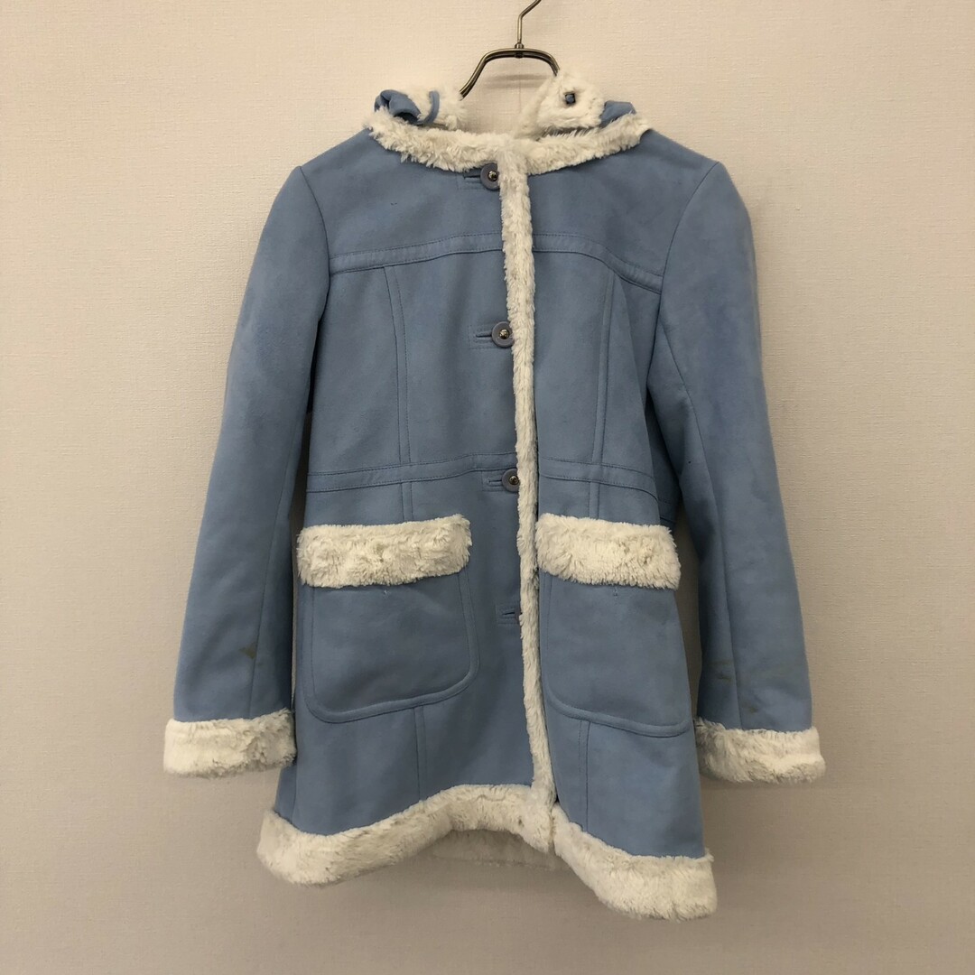 Courreges - 【coumeges】クレージュ ダッフルコート コート ボアコート 38 青系
