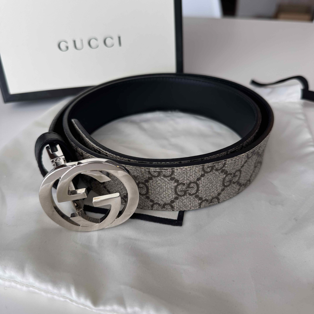 GUCCI - グッチ インターロッキング GGスプリーム ベルト GUCCI - グッチ インターロッキング GGスプリーム ベルト
