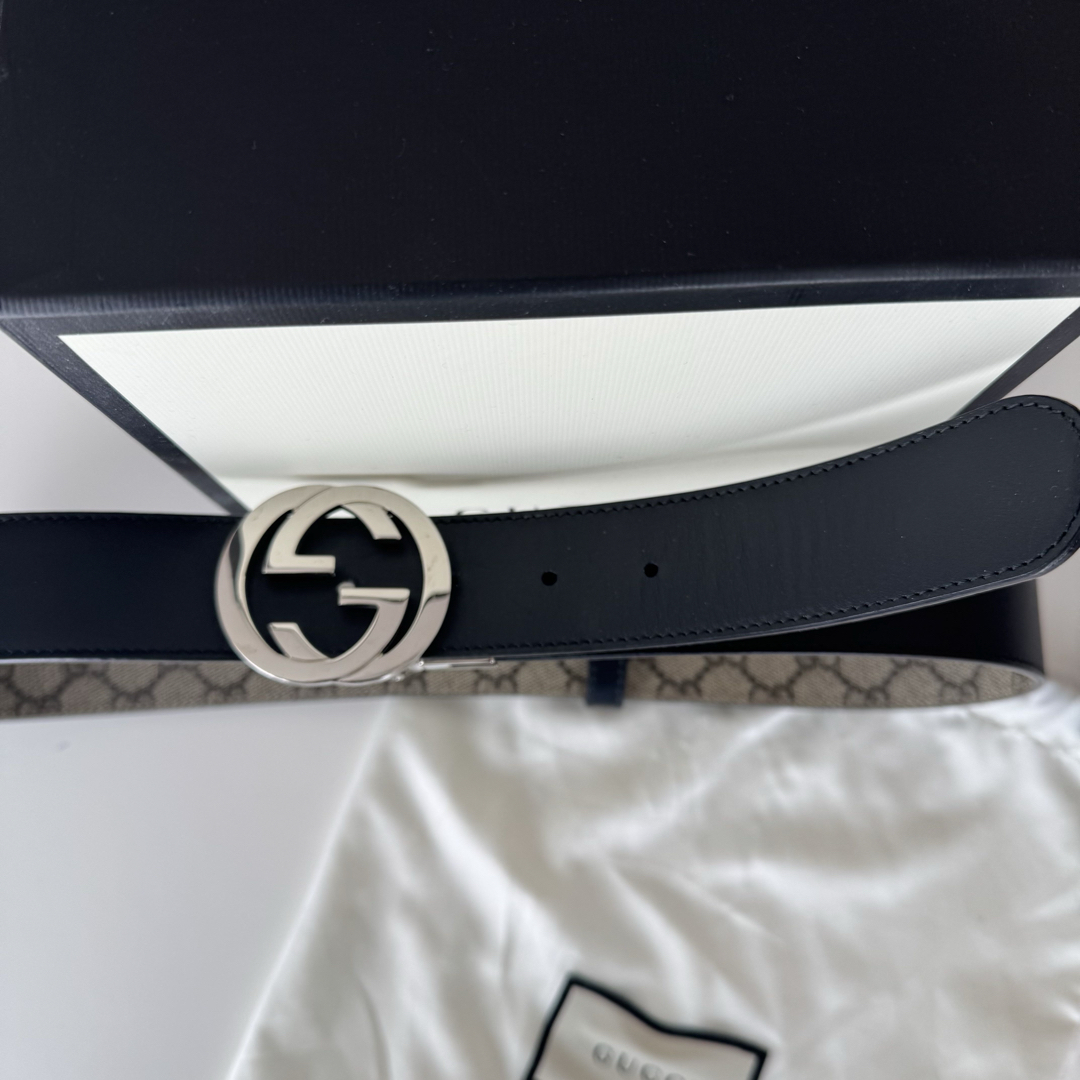 GUCCI - グッチ インターロッキング GGスプリーム ベルト GUCCI - グッチ インターロッキング GGスプリーム ベルト