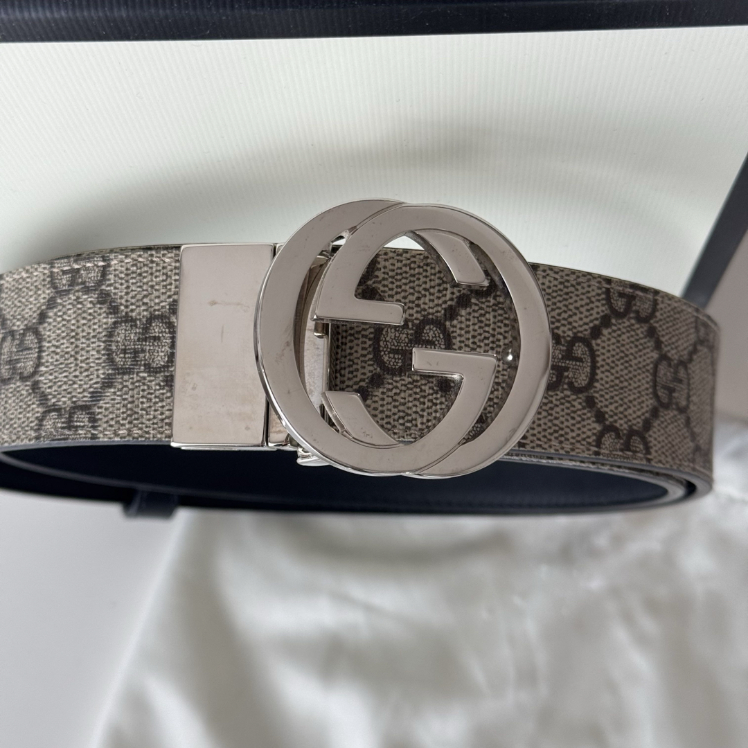 GUCCI - グッチ インターロッキング GGスプリーム ベルト GUCCI - グッチ インターロッキング GGスプリーム ベルト