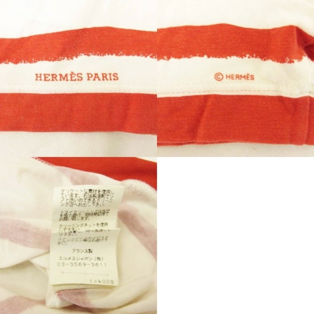 HERMES - エルメス HERMES マルジェラ期 ボーダー Tシャツ HERMES - エルメス HERMES マルジェラ期 ボーダー Tシャツ