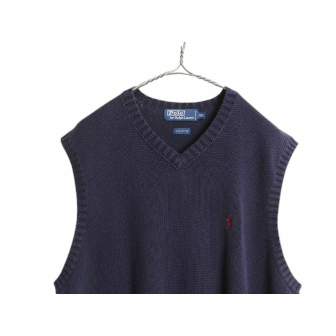 Ralph Lauren - 90s ポロ ラルフローレン Vネック コットン Ralph Lauren - 90s ポロ ラルフローレン Vネック コットン