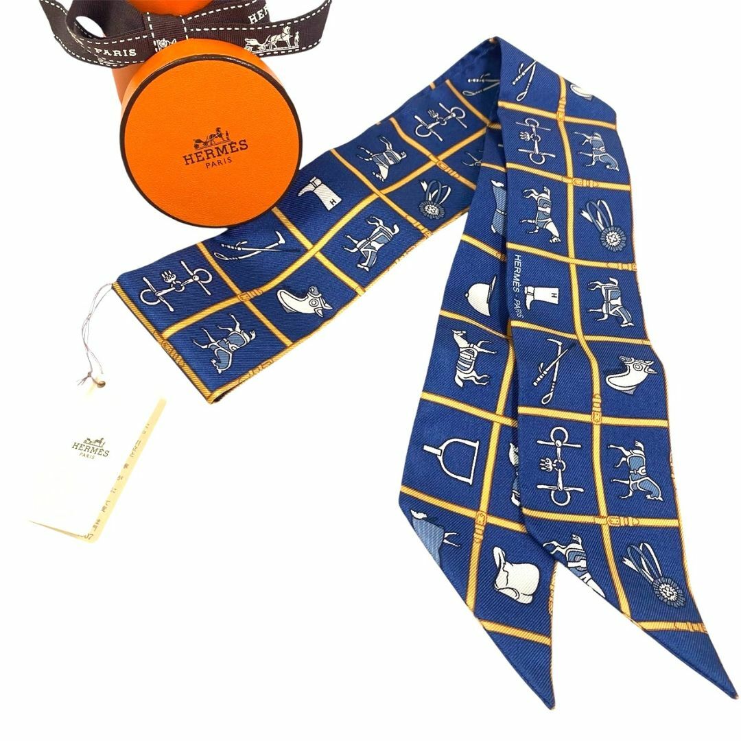 HERMES - 未使用 HERMES エルメス ツイリー スカーフ 馬着の通販 HERMES - 未使用 HERMES エルメス ツイリー スカーフ 馬着の通販