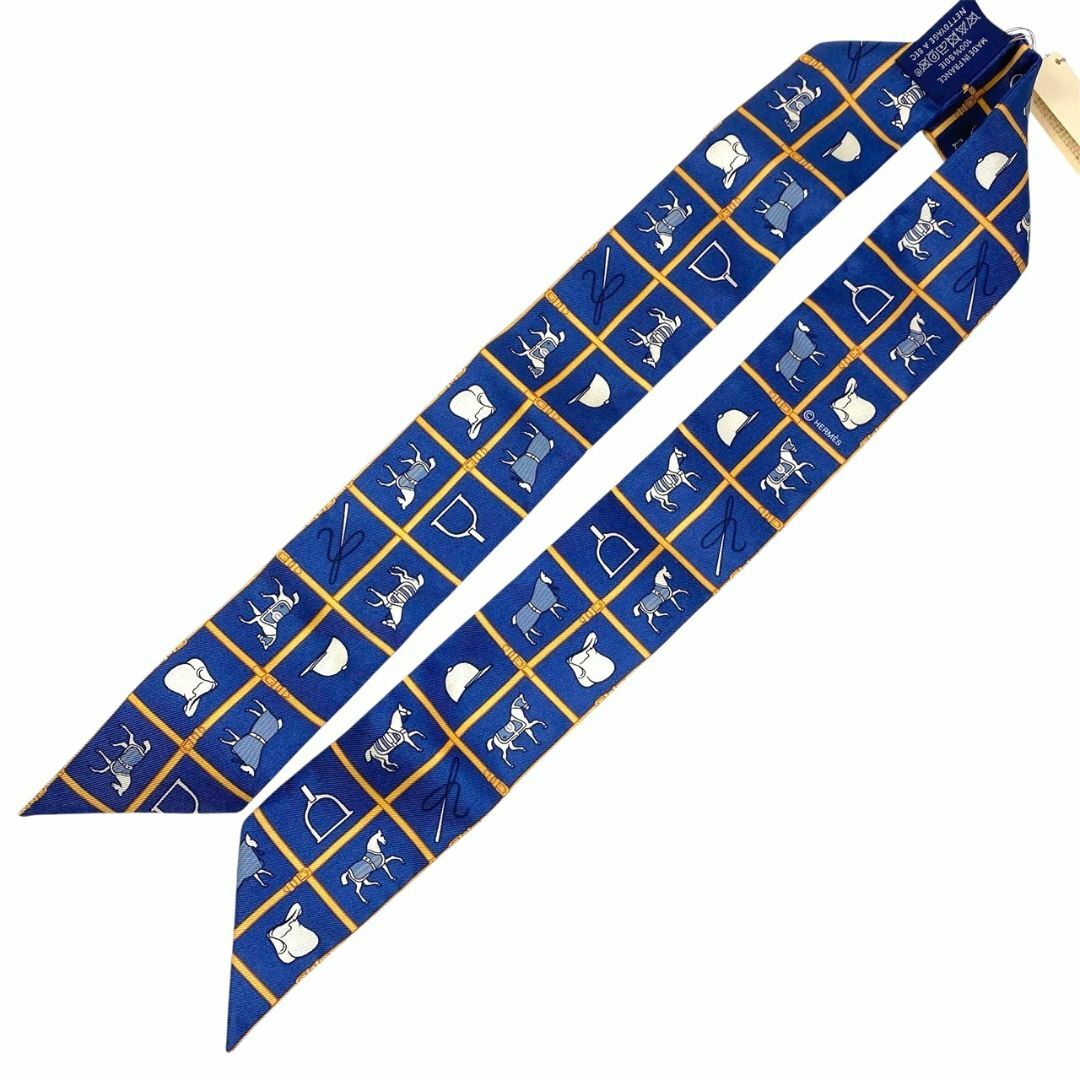 HERMES - 未使用 HERMES エルメス ツイリー スカーフ 馬着の通販 HERMES - 未使用 HERMES エルメス ツイリー スカーフ 馬着の通販