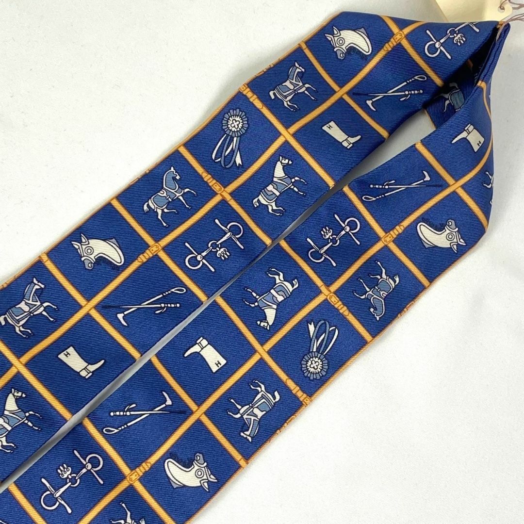 HERMES - 未使用 HERMES エルメス ツイリー スカーフ 馬着の通販 HERMES - 未使用 HERMES エルメス ツイリー スカーフ 馬着の通販