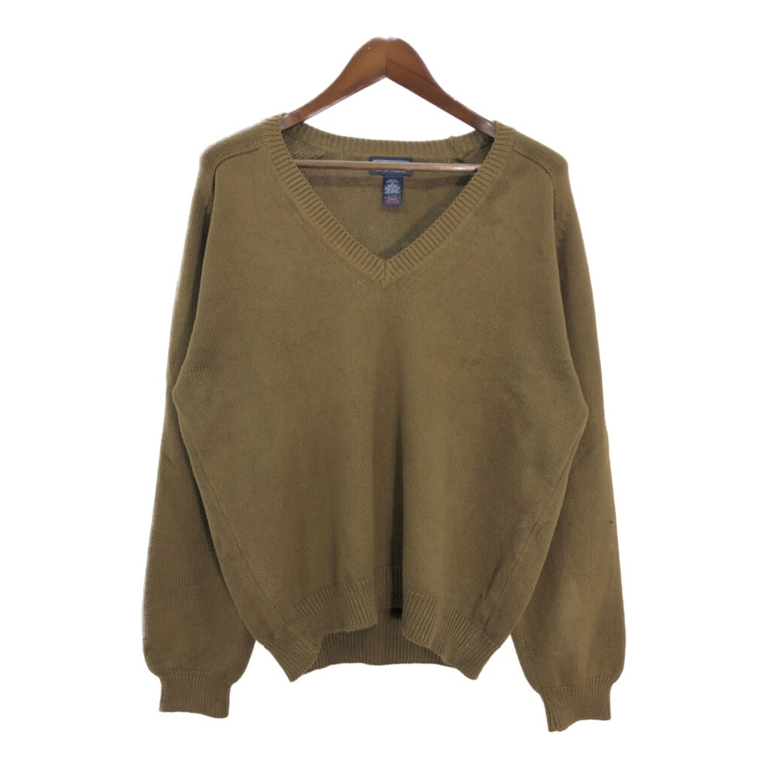 90年代 USA製 LANDS' END ランズエンド Vネック コットンニット 90年代 USA製 LANDS' END ランズエンド Vネック コットンニット