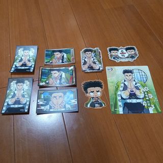 キメツノヤイバ(鬼滅の刃)の鬼滅の刃　悲鳴嶼行冥　シール&マグネット　新品未使用(キャラクターグッズ)