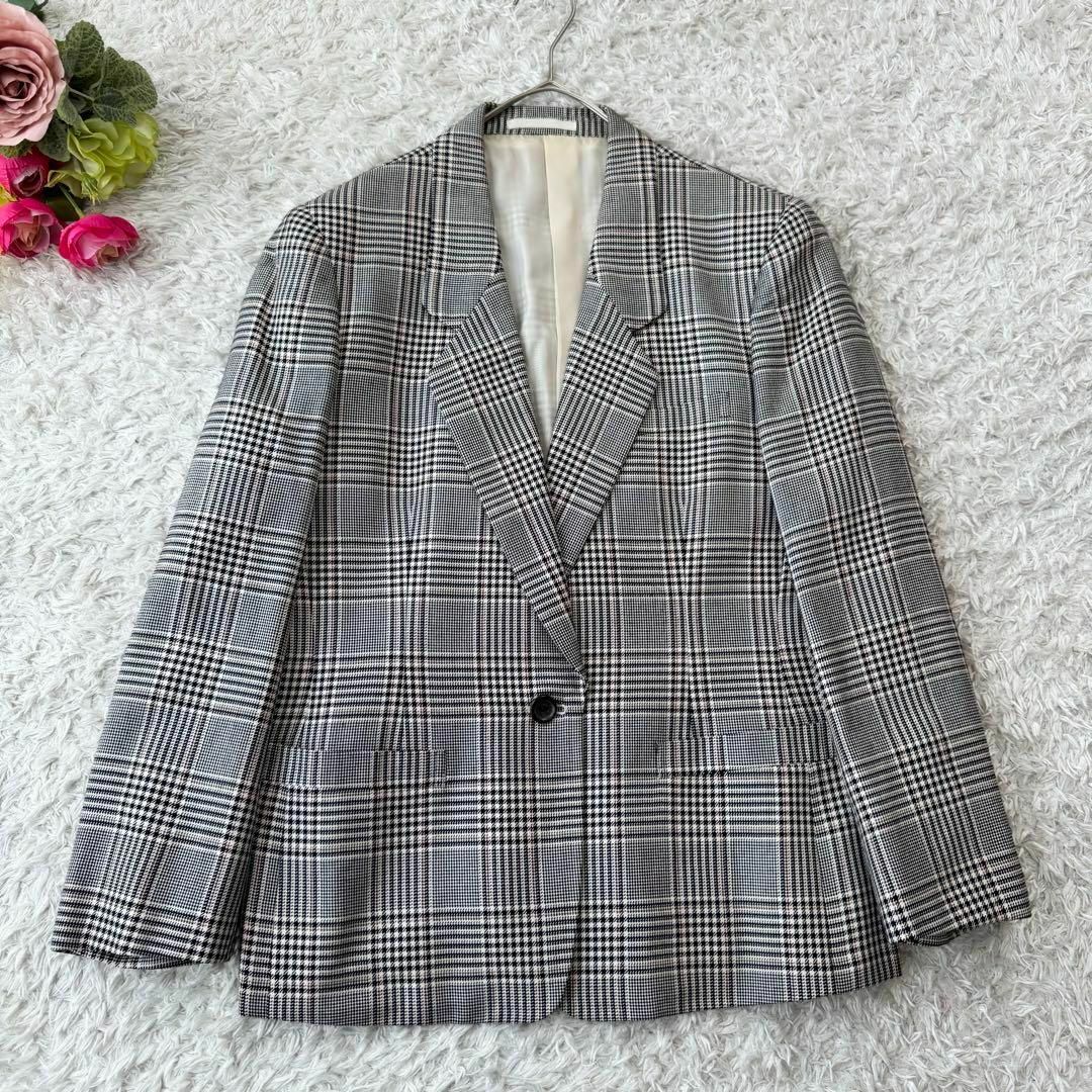 BURBERRY - バーバリー セットアップ スカートスーツ シルク混 BURBERRY - バーバリー セットアップ スカートスーツ シルク混
