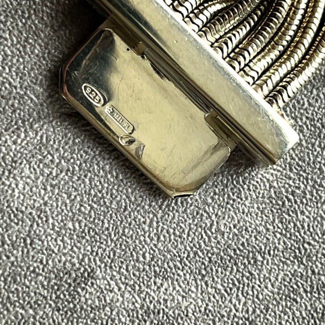 GUCCI - archive グッチ ブレスレット 12連 スネークチェーン GUCCI - archive グッチ ブレスレット 12連 スネークチェーン