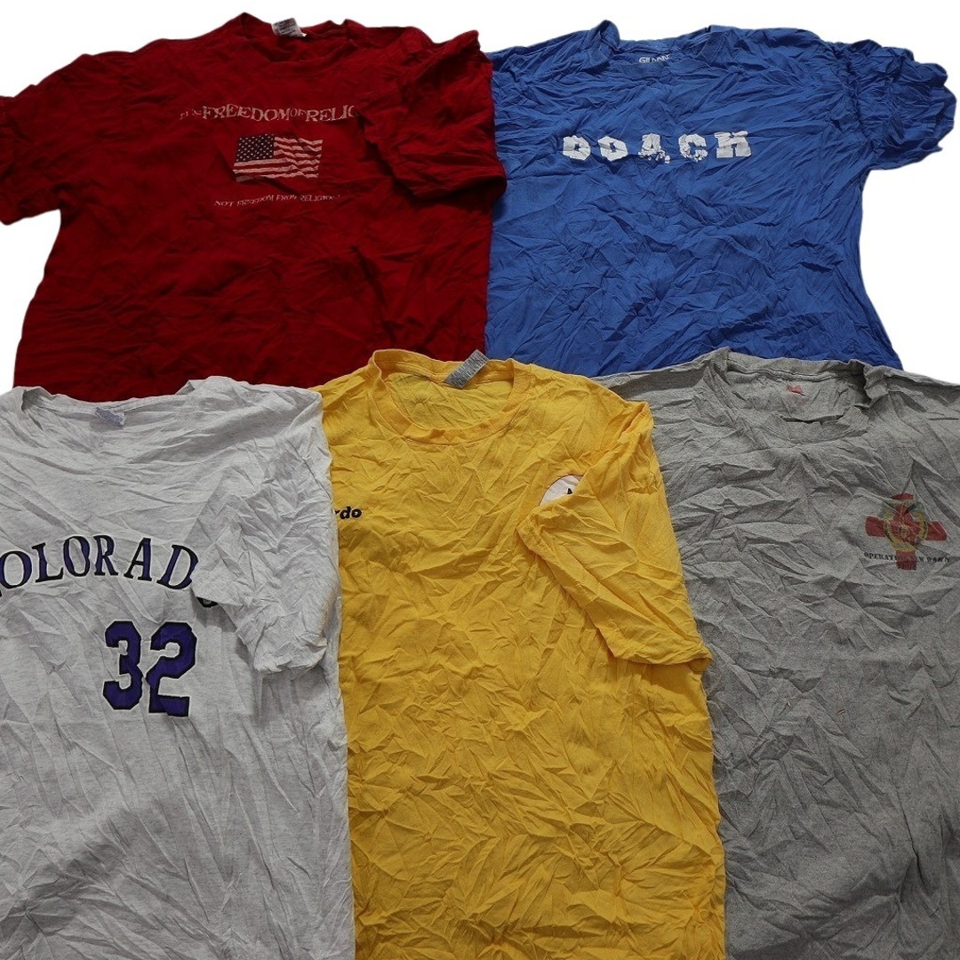 古着卸 まとめ売り カラーmix プリント 半袖Tシャツ 20枚セット 古着卸 まとめ売り カラーmix プリント 半袖Tシャツ 20枚セット