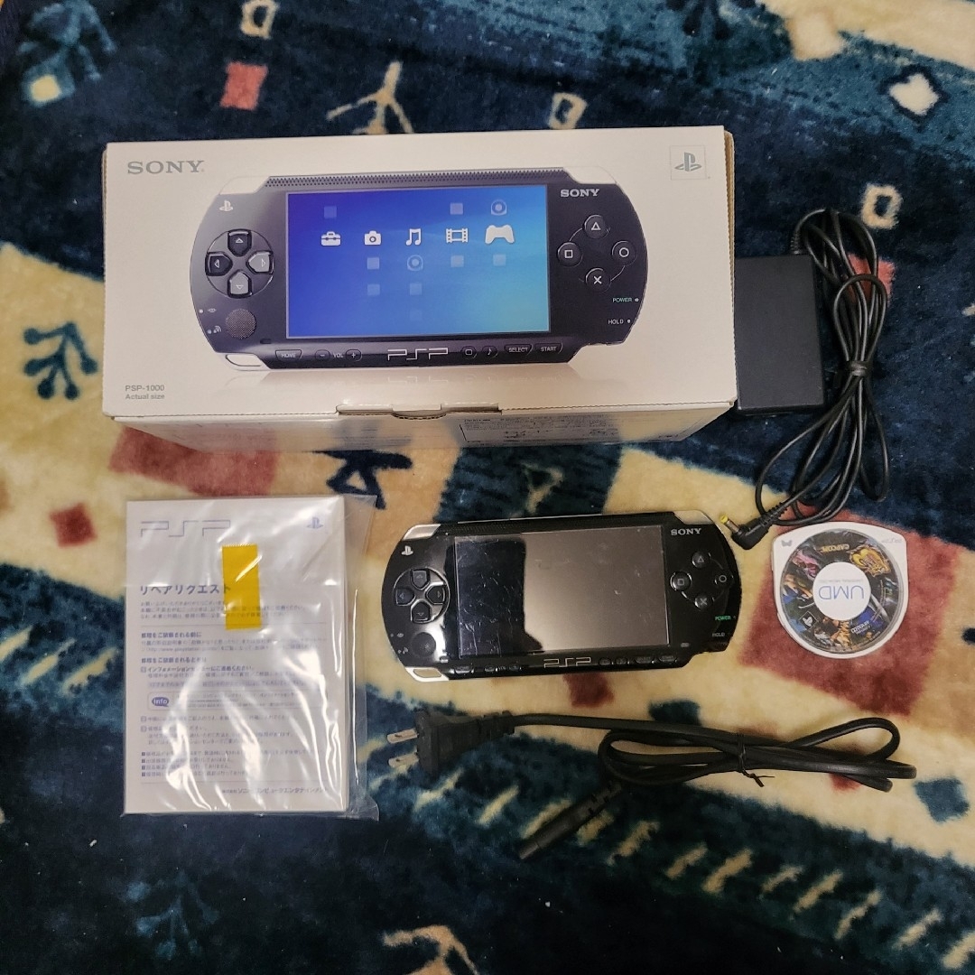 PlayStation Portable - SONY PSP PSP-1000 ブラック 動作確認 PlayStation Portable - SONY PSP PSP-1000 ブラック 動作確認