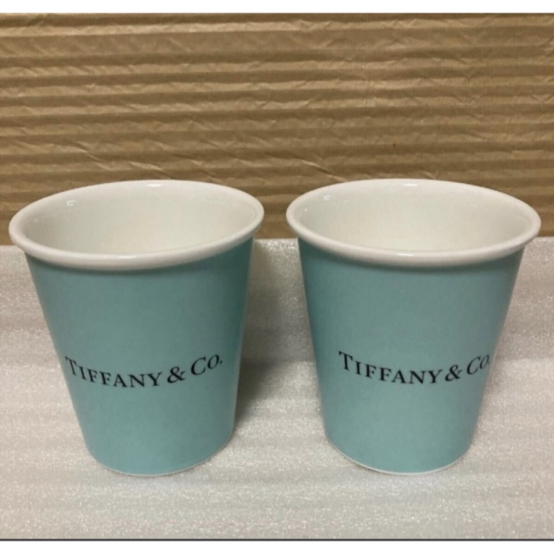 Tiffany & Co. - ティファニー ボーンチャイナペーパーカップ 2 Tiffany & Co. - ティファニー ボーンチャイナペーパーカップ 2