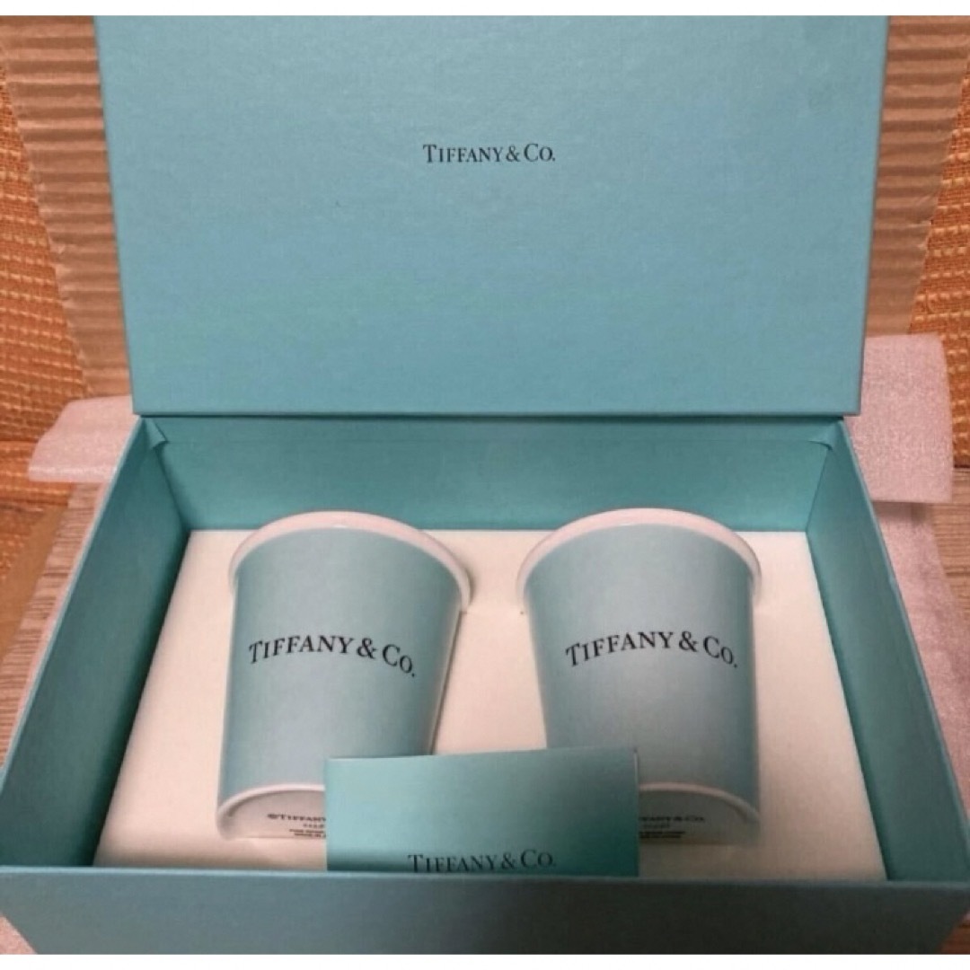 Tiffany & Co. - ティファニー ボーンチャイナペーパーカップ 2 Tiffany & Co. - ティファニー ボーンチャイナペーパーカップ 2