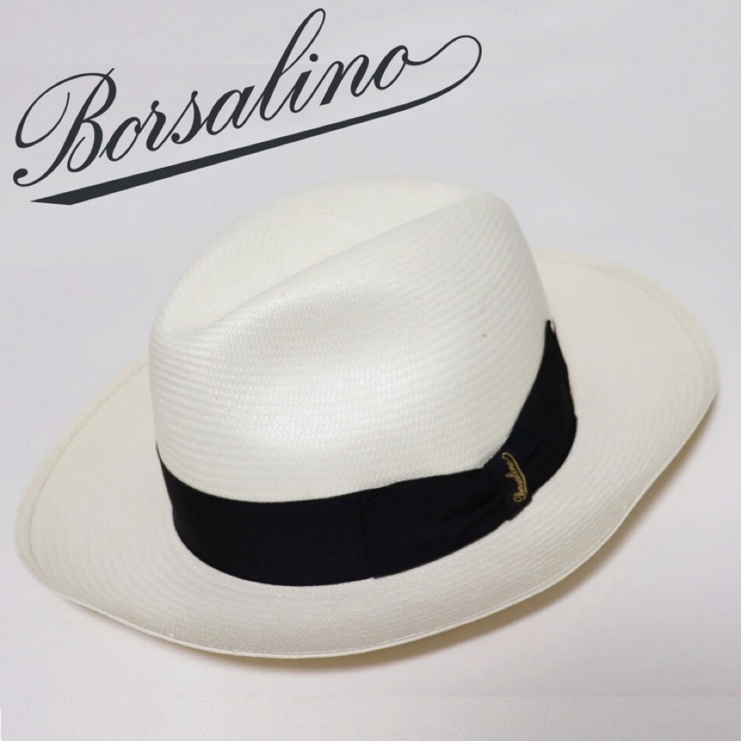 Borsalino - 《ボルサリーノ》新品 イタリア製 高級パナマハット Borsalino - 《ボルサリーノ》新品 イタリア製 高級パナマハット