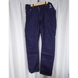 A BATHING APE - ☆激レア☆ APE フロントスター デニム パンツ A BATHING APE - ☆激レア☆ APE フロントスター デニム パンツ