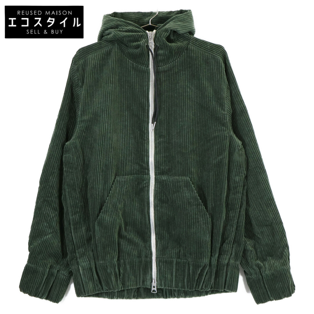sacai - サカイ グリーン 24ー03489M コーデュロイジップパーカー 1の通販 by sacai - サカイ グリーン 24ー03489M コーデュロイジップパーカー 1の通販 by