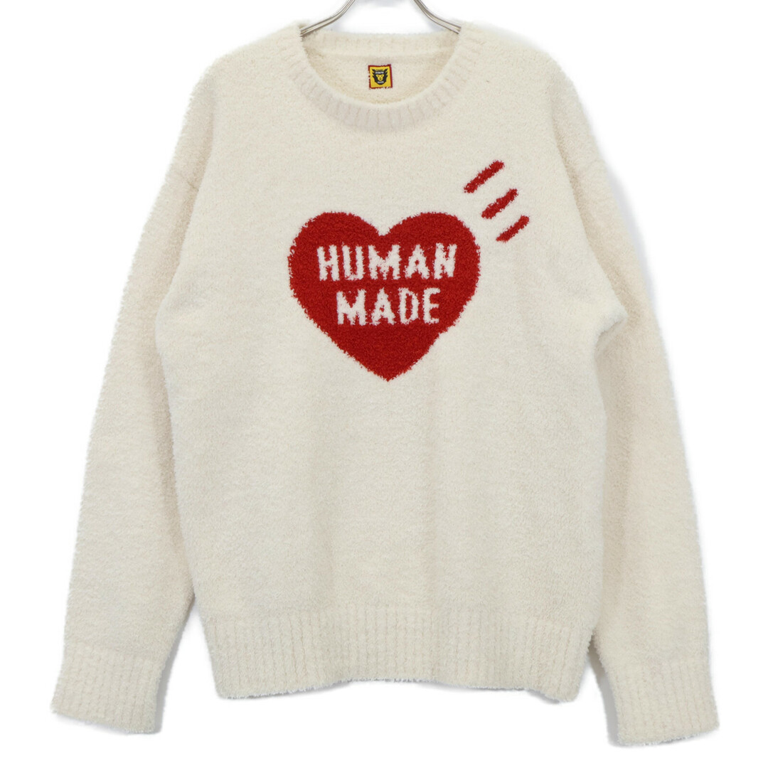 HUMAN MADE - ヒューマンメイド ハートロゴ フリース ニット XL HUMAN MADE - ヒューマンメイド ハートロゴ フリース ニット XL