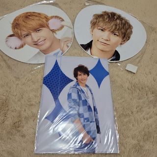 ジャニーズWEST - WEST. 藤井流星 うちわ 2種類 クリアファイル ジャニーズWEST - WEST. 藤井流星 うちわ 2種類 クリアファイル