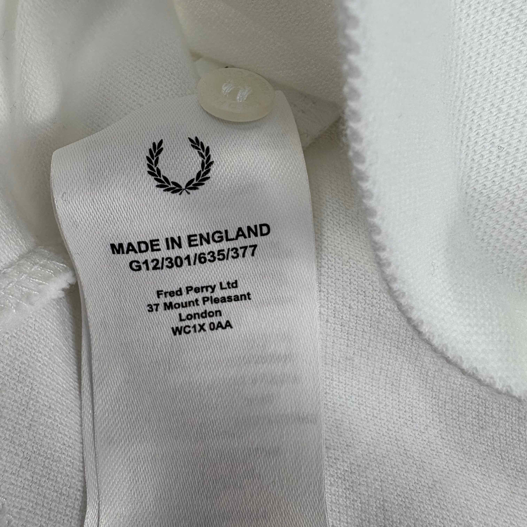 FRED PERRY - 美品 G12 英国製 フレッドペリー ポロシャツ 半袖 FRED PERRY - 美品 G12 英国製 フレッドペリー ポロシャツ 半袖