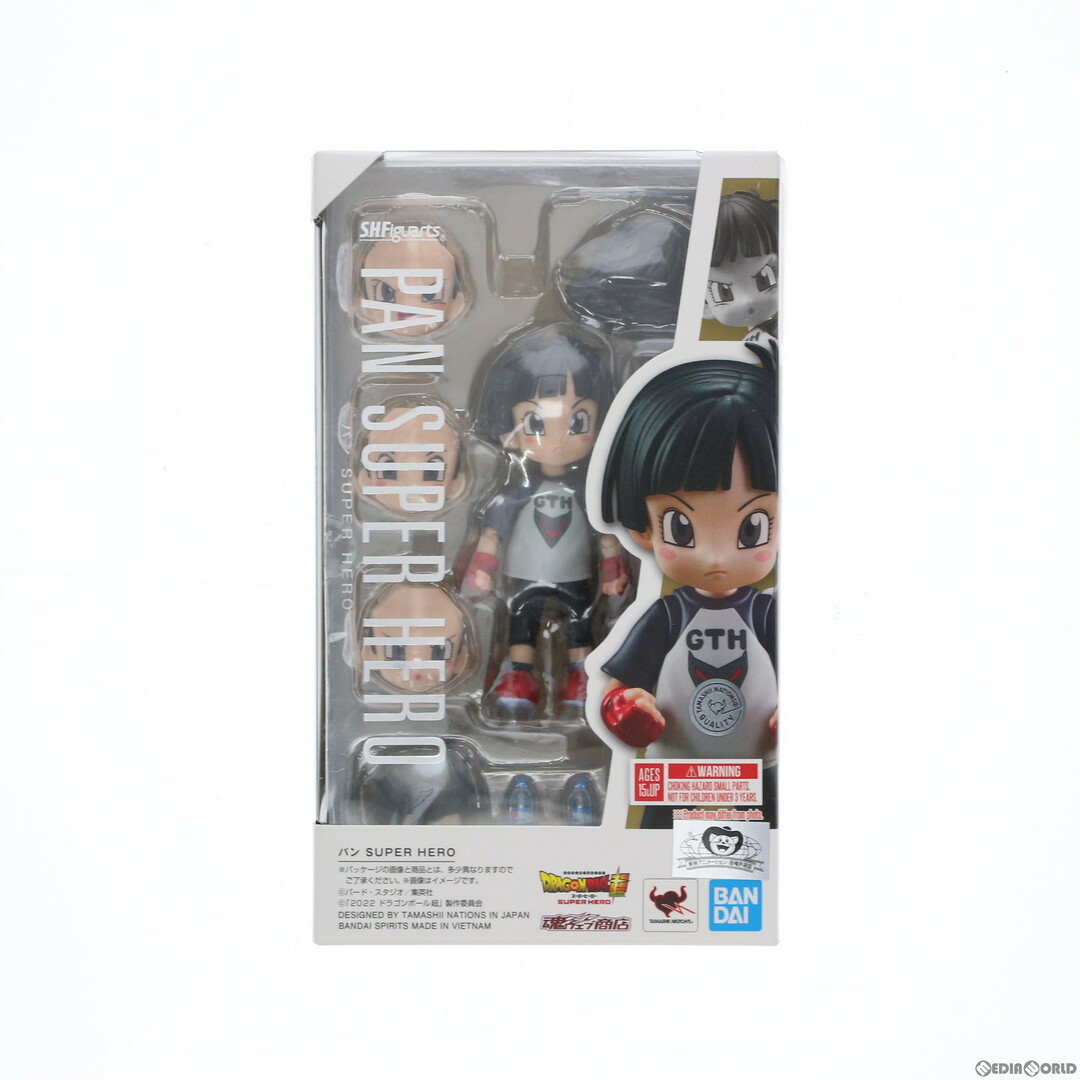 SUPER(スーパー)の魂ウェブ商店限定 S.H.Figuarts(フィギュアーツ) パン SUPER HERO ドラゴンボール超(スーパー) スーパーヒーロー 完成品 可動フィギュア バンダイスピリッツ エンタメ/ホビーのフィギュア(アニメ/ゲーム)の商品写真