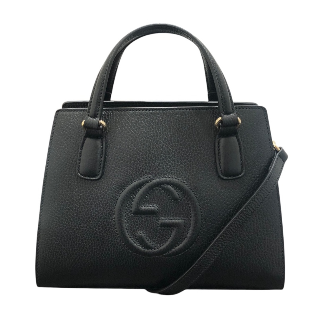 GUCCI - グッチ GUCCI ソーホー2WAYハンドバッグ 607722 レザー GUCCI - グッチ GUCCI ソーホー2WAYハンドバッグ 607722 レザー