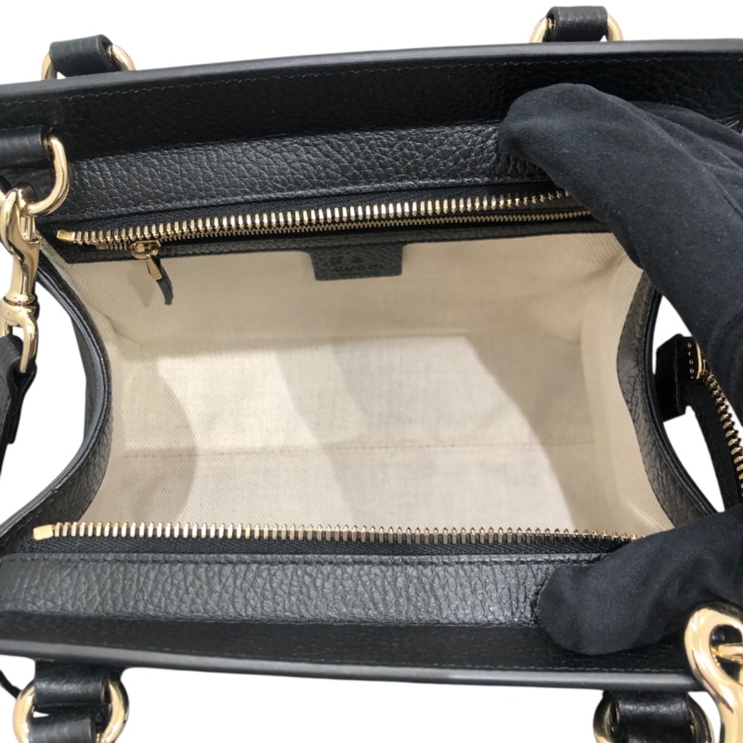 GUCCI - グッチ GUCCI ソーホー2WAYハンドバッグ 607722 レザー GUCCI - グッチ GUCCI ソーホー2WAYハンドバッグ 607722 レザー