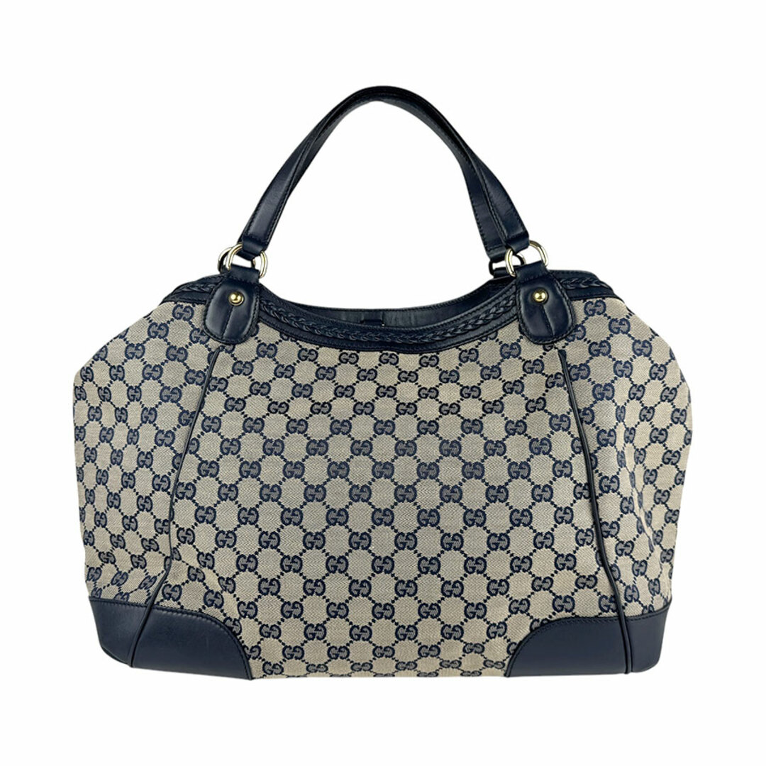 GUCCI - グッチ GUCCI ハンドバッグ GGキャンバス/レザー GUCCI - グッチ GUCCI ハンドバッグ GGキャンバス/レザー