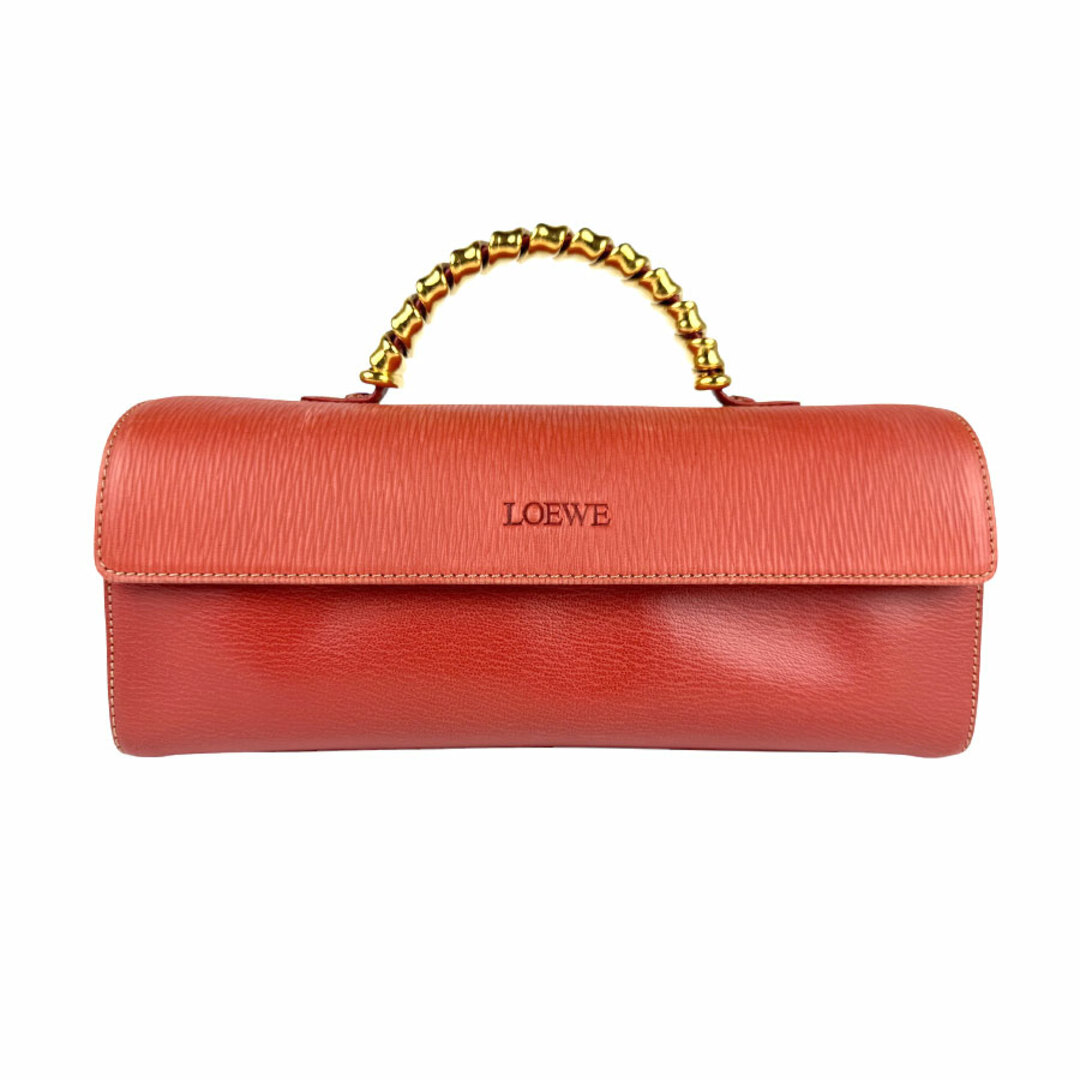 LOEWE - ロエベ LOEWE ハンドバッグ レザー/メタル レッド LOEWE - ロエベ LOEWE ハンドバッグ レザー/メタル レッド