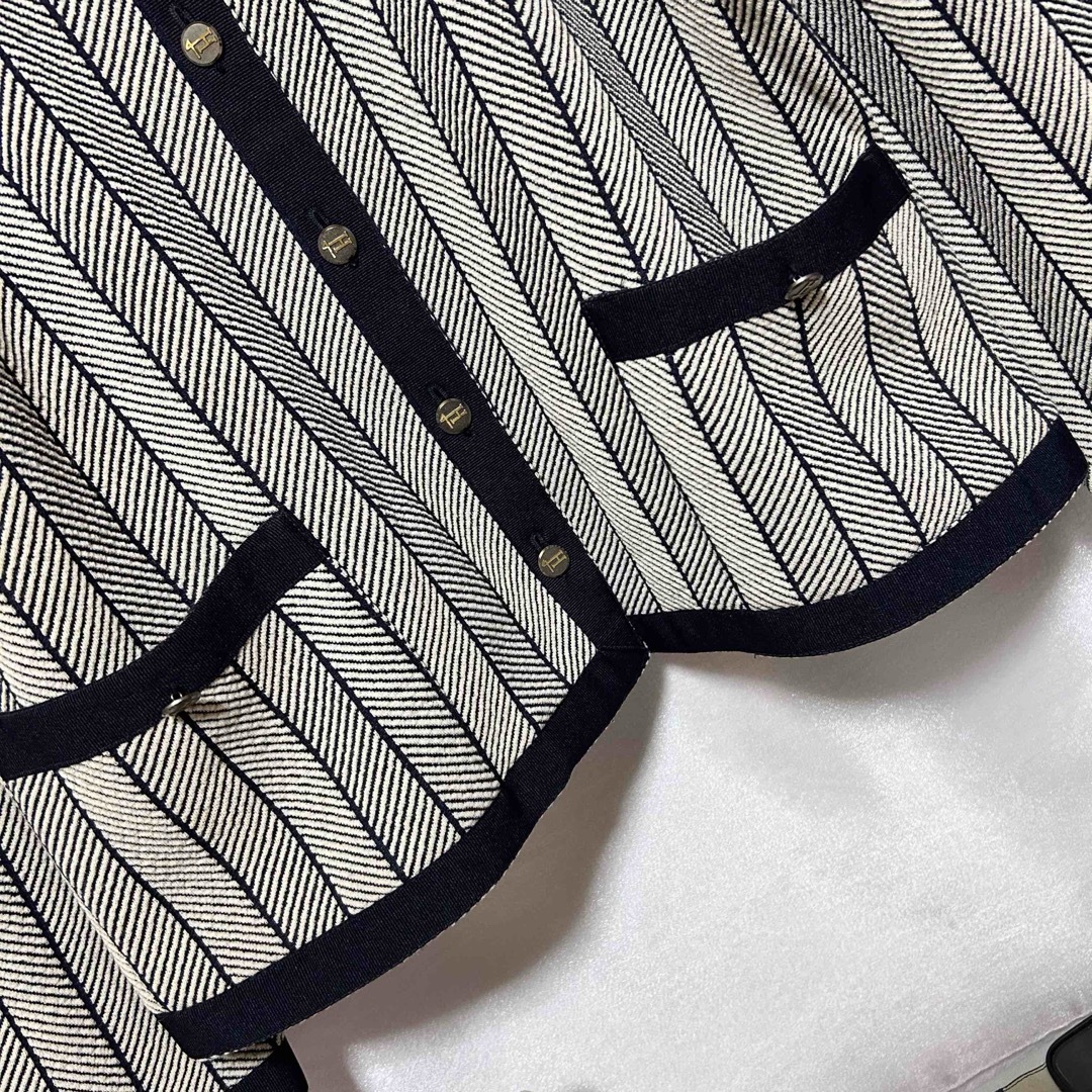 HERNO - 極美品 HERNO ヘルノ ジャケット アウター ノーカラー HERNO - 極美品 HERNO ヘルノ ジャケット アウター ノーカラー