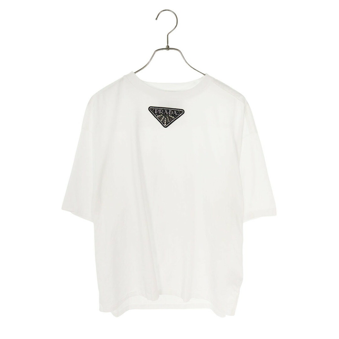 PRADA - プラダ UJN838 スタッズロゴクルーネックTシャツ メンズ PRADA - プラダ UJN838 スタッズロゴクルーネックTシャツ メンズ