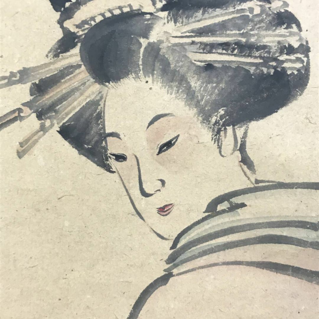 真作/山口素絢/太夫図/美人画/掛軸☆宝船☆AF-341の通販 by 掛軸 真作/山口素絢/太夫図/美人画/掛軸☆宝船☆AF-341の通販 by 掛軸