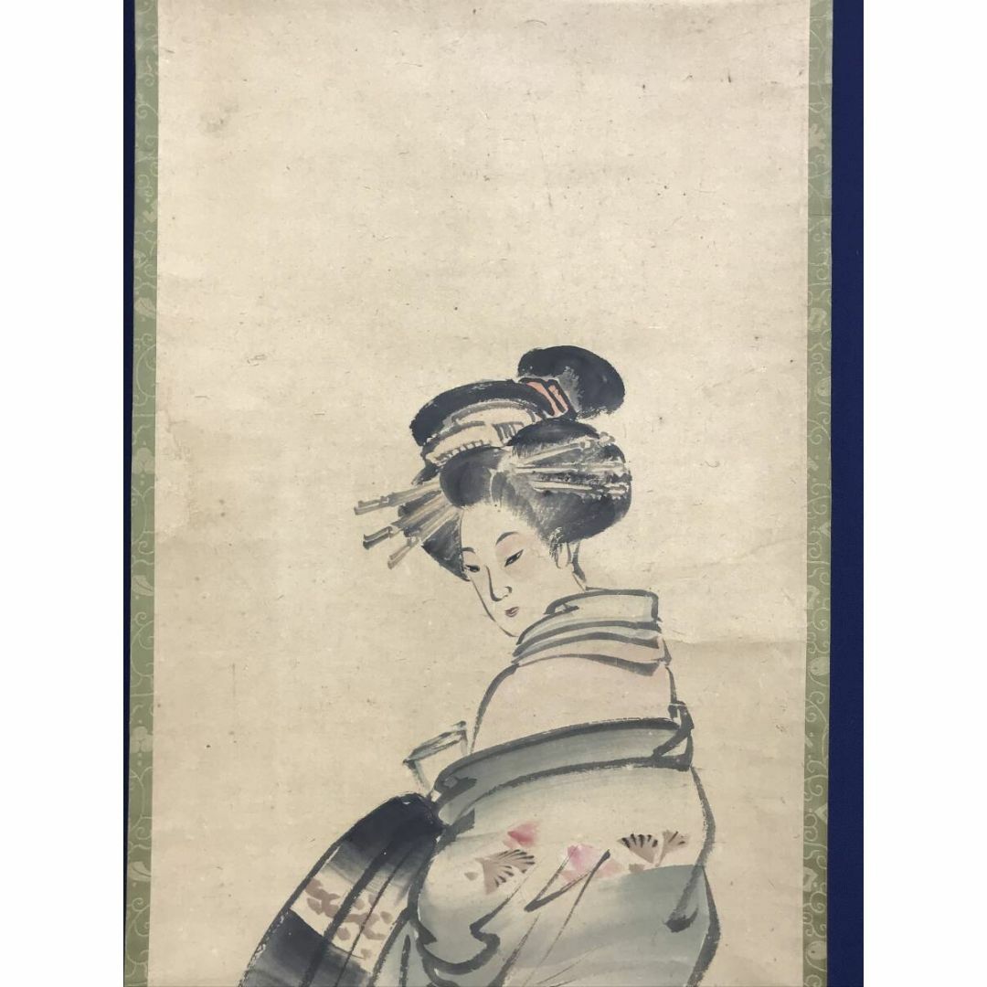 真作/山口素絢/太夫図/美人画/掛軸☆宝船☆AF-341の通販 by 掛軸 真作/山口素絢/太夫図/美人画/掛軸☆宝船☆AF-341の通販 by 掛軸