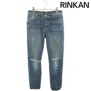 AMIRI - アミリ クラッシュ加工デニムパンツ メンズ 33インチの AMIRI - アミリ クラッシュ加工デニムパンツ メンズ 33インチの