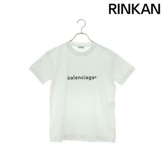BALENCIAGA - バレンシアガ 612964 TIV54 ロゴプリントTシャツ BALENCIAGA - バレンシアガ 612964 TIV54 ロゴプリントTシャツ