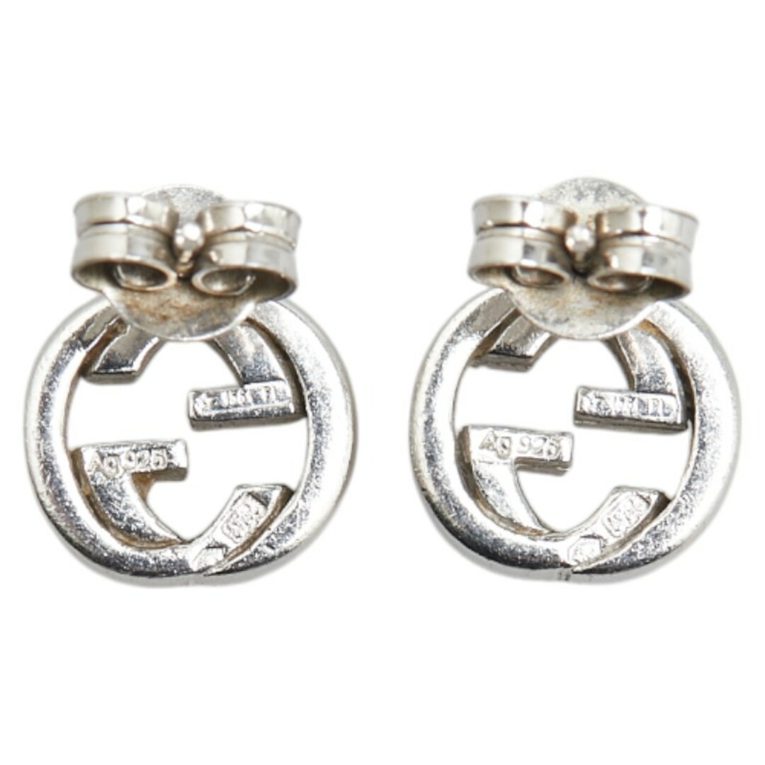 GUCCI - グッチ インターロッキングG ピアス SV925 シルバー GUCCI - グッチ インターロッキングG ピアス SV925 シルバー