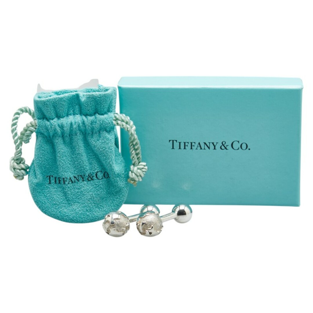 Tiffany & Co. - ティファニー 地球 モチーフ カフス SV925 Tiffany & Co. - ティファニー 地球 モチーフ カフス SV925