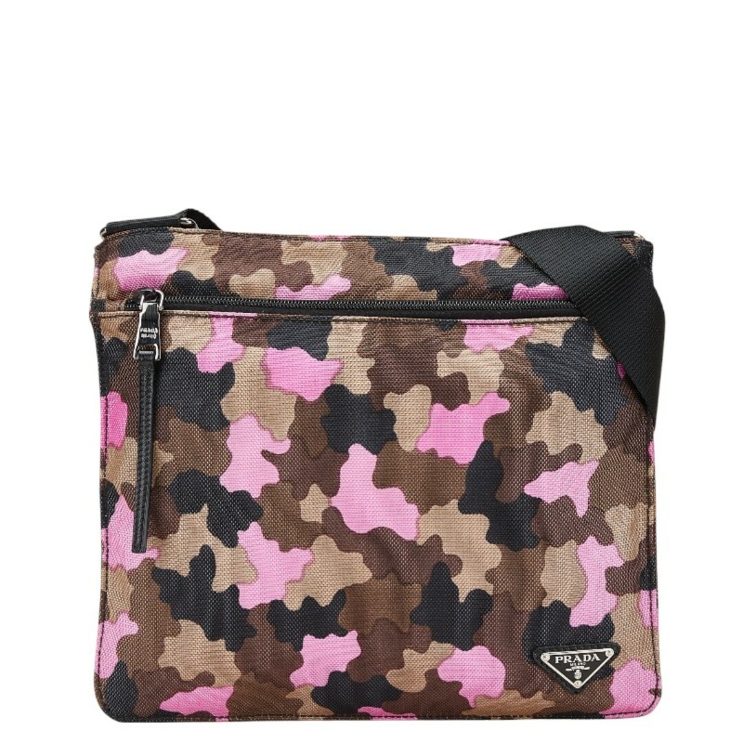 PRADA - プラダ 迷彩 カモフラージュ 三角ロゴプレート 斜め掛け PRADA - プラダ 迷彩 カモフラージュ 三角ロゴプレート 斜め掛け