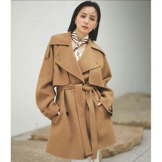 GUCCI - GUCCI フリル トレンチコートの通販 by shop|グッチ GUCCI - GUCCI フリル トレンチコートの通販 by shop|グッチ