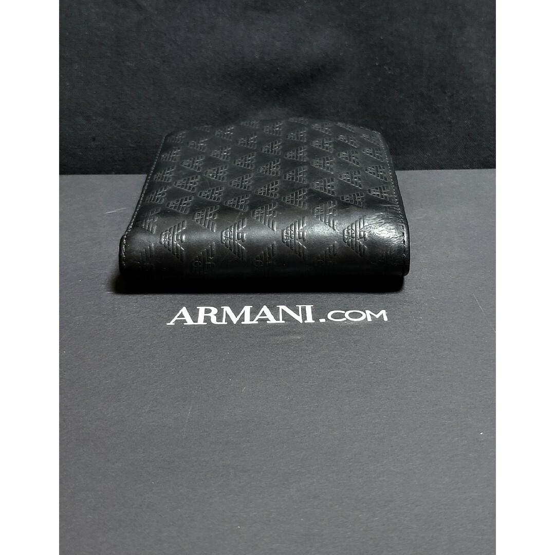 EMPORIO ARMANI - ◇ARMANI アルマーニ◇ロゴ柄 レザー 2つ折り EMPORIO ARMANI - ◇ARMANI アルマーニ◇ロゴ柄 レザー 2つ折り