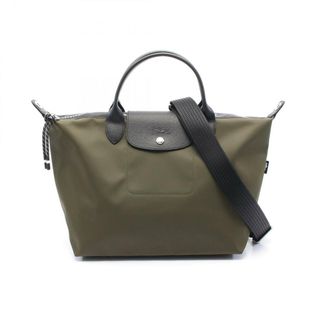 ロンシャン(LONGCHAMP)のロンシャン Longchamp ル プリアージュ エナジー L トップハンドル トートバッグ バッグ キャンバス レザー レディース カーキ系 / ブラック系 L1515HSR892 【新品】(トートバッグ)