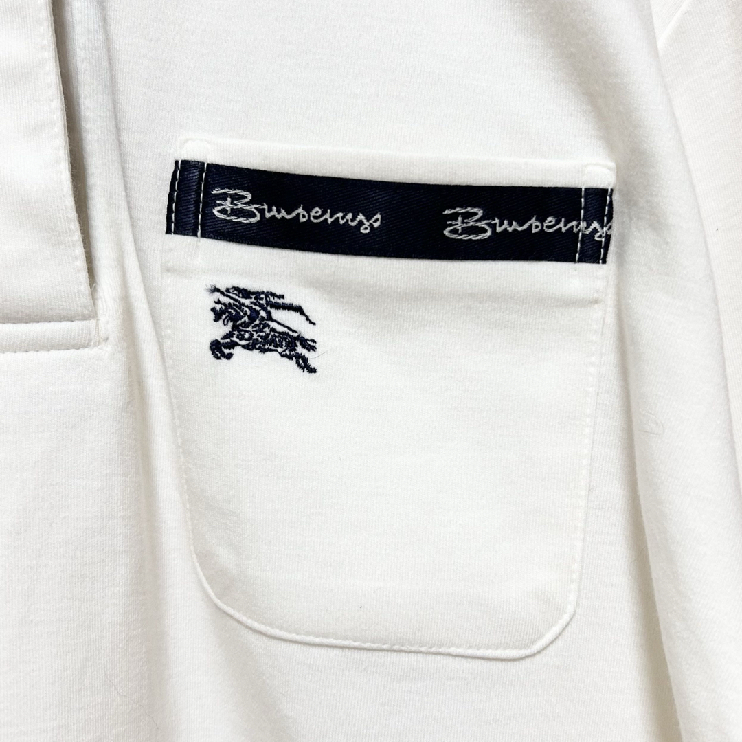 BURBERRY - 美品 バーバリーズ 長袖 ポロシャツ トップス 大きい BURBERRY - 美品 バーバリーズ 長袖 ポロシャツ トップス 大きい