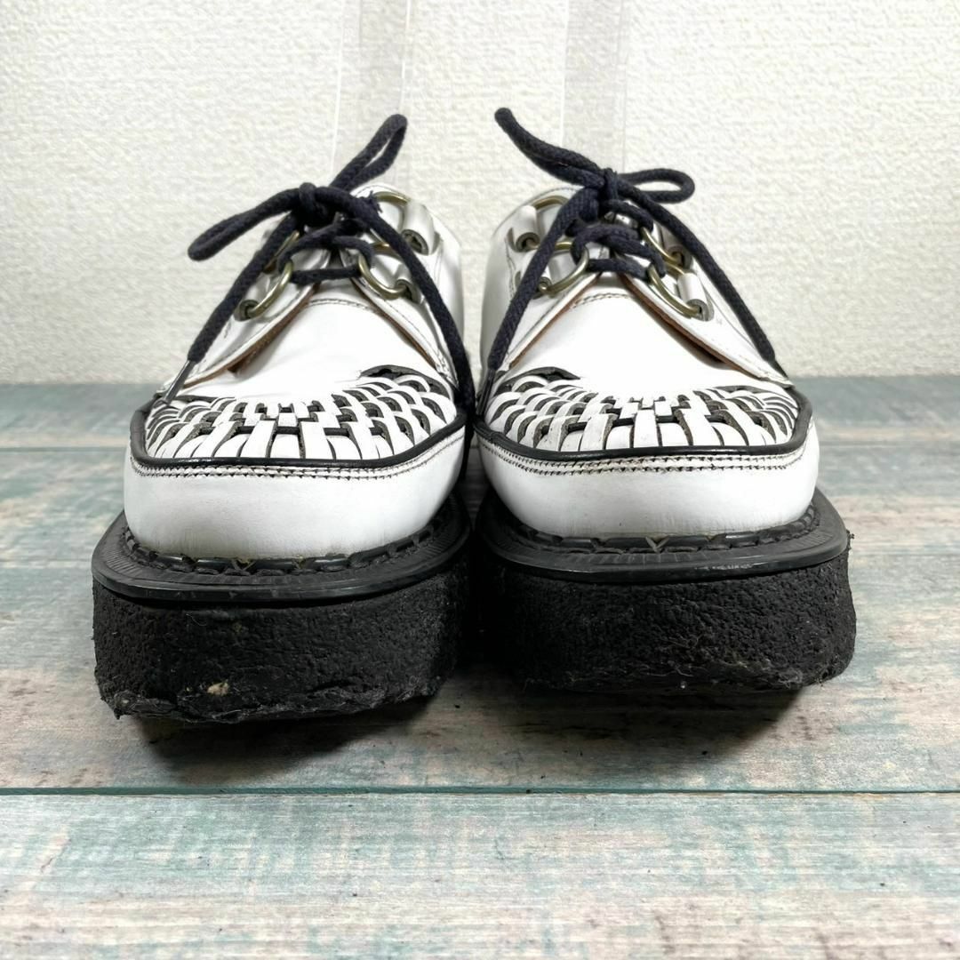 GEORGE COX - 美品 GEORGE COX 名作 ギブソン 6 厚底 ホワイトの GEORGE COX - 美品 GEORGE COX 名作 ギブソン 6 厚底 ホワイトの