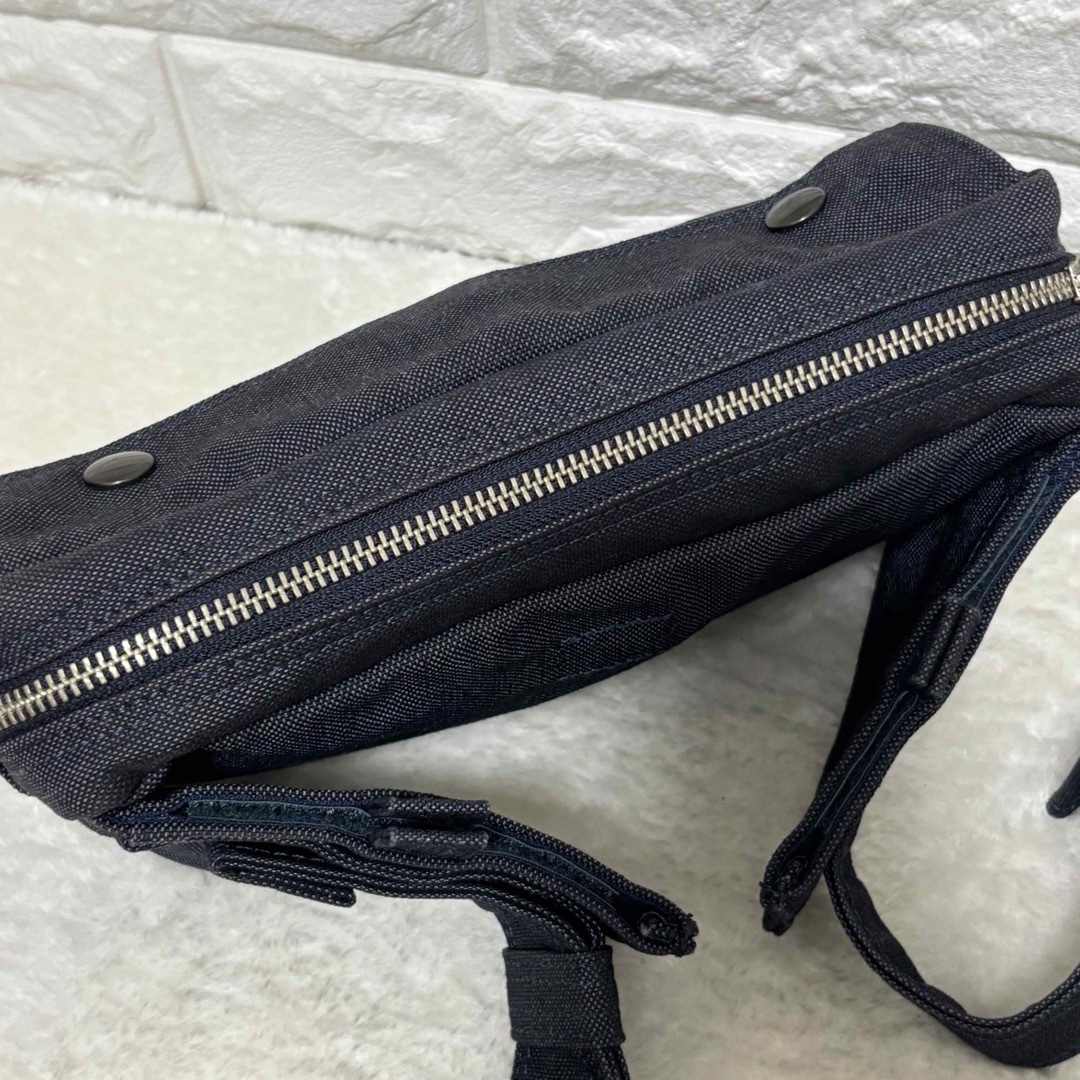 PORTER - 【極美品】PORTER スモーキー ウエストポーチネイビー PORTER - 【極美品】PORTER スモーキー ウエストポーチネイビー