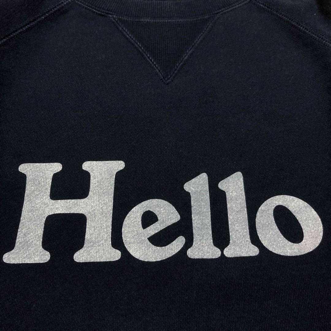 MADISONBLUE - MADISONBLUE HELLO SWEAT スウェット ネイビーの MADISONBLUE - MADISONBLUE HELLO SWEAT スウェット ネイビーの