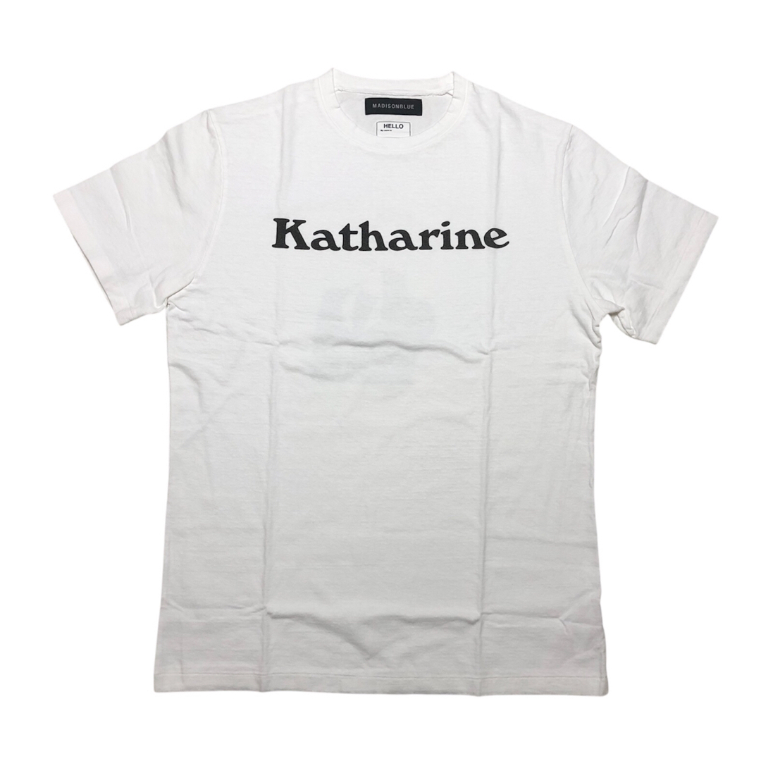 MADISONBLUE - MADISONBLUE CREW NECK TEE KATHARINE MNSの通販 MADISONBLUE - MADISONBLUE CREW NECK TEE KATHARINE MNSの通販