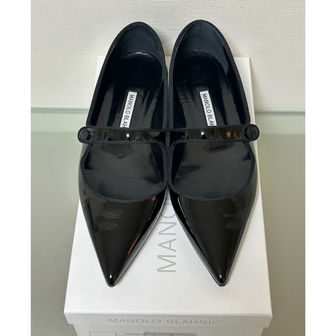 MANOLO BLAHNIK - マノロブラニク フラットシューズ メリー MANOLO BLAHNIK - マノロブラニク フラットシューズ メリー
